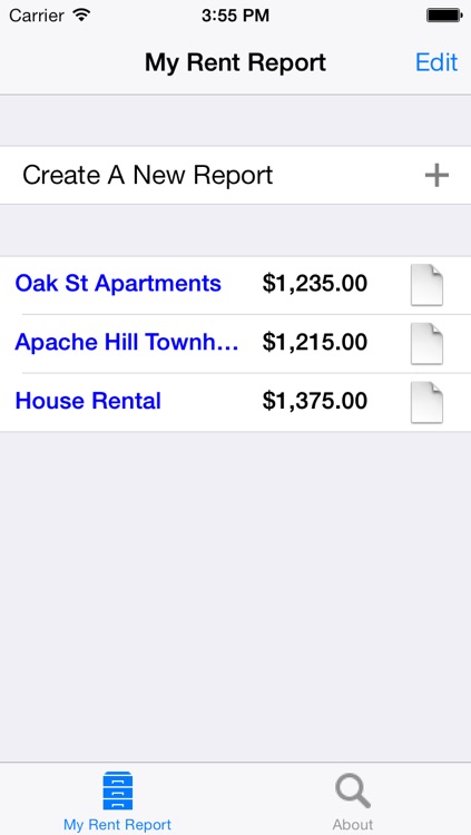 My Rent Report