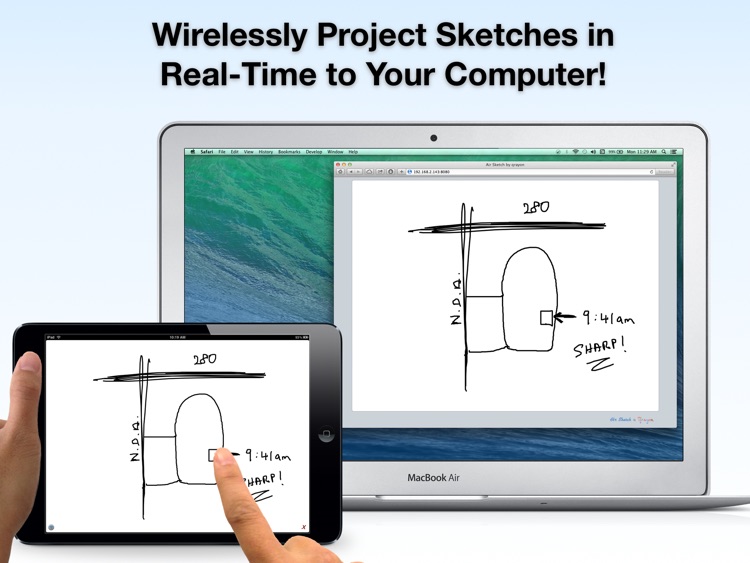 Air Sketch Free: Wireless Smart Whiteboard for Classrooms, Presentations, Meetings, and Collaboration