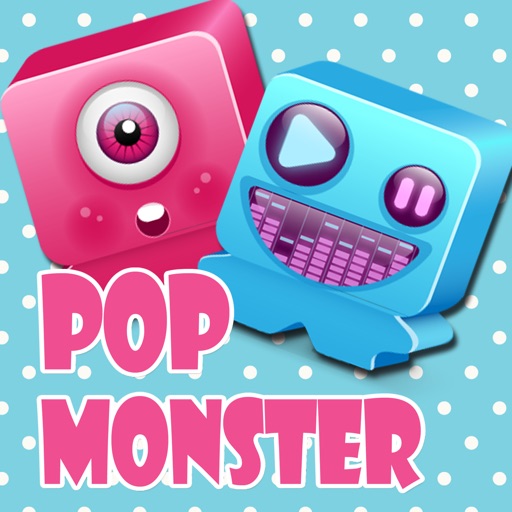 Pop Little Monsters - free addictive pocket puzzle action game Icon