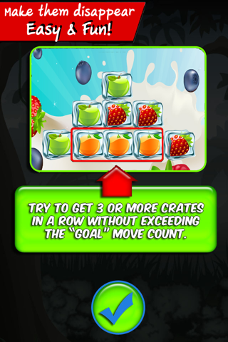 Ice Fruits Puzzle - Match block burst crazy swipe fruit smash game screenshot 3