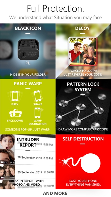 Pic Lock 3 Ultimate Free - Lock your Photo & Video, Note, Password, Contact, Message, Todos, Location, and Audio.
