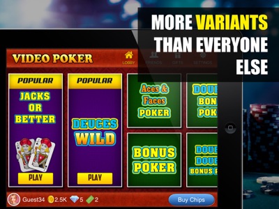 video poker : red hot casino
