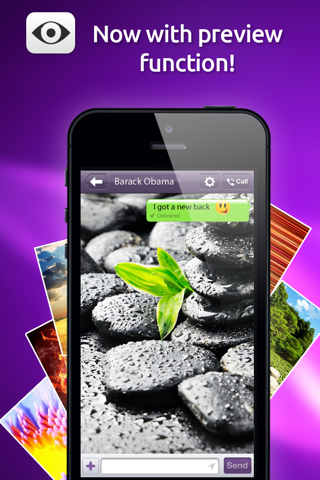 Wallpapers and Backgrounds for Viber & WhatsApp Pro Edition screenshot 2