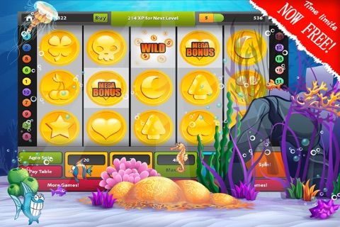 777 Deep Blue Fish Slots - Free slot game with big jackpots and fun wins screenshot 2