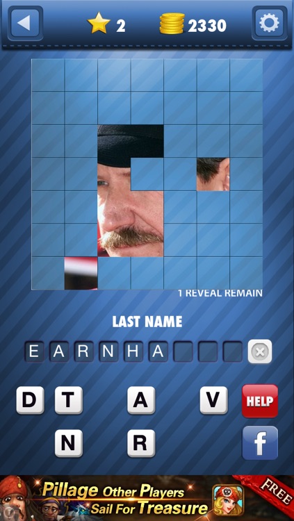 Nascar Racing Mania Quiz Game: guess what's that sport athlete in this color icon trivia puzzle