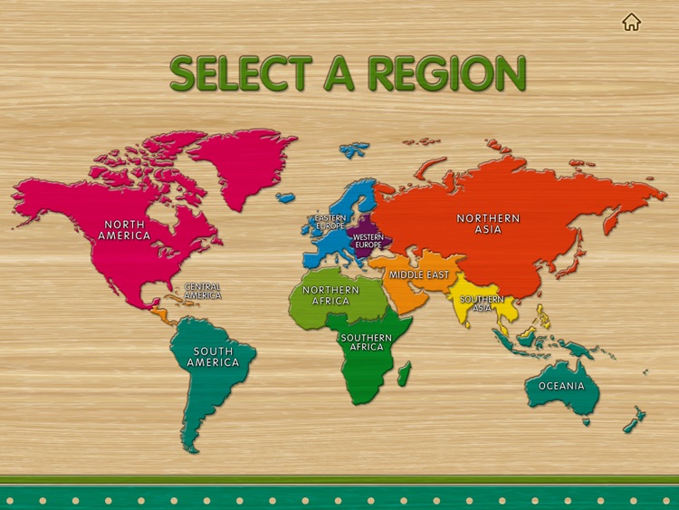 World Map - Easy Learn