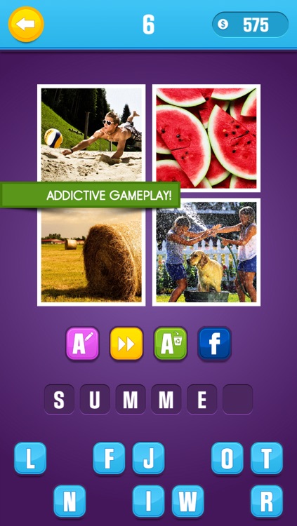 Guess What? Picture trivia. Fun pop quiz game to play with friends and figure out 1 word from 4 pics & puzzles.