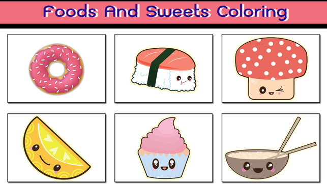 Design and Decorate Own Sweet On Coloring Book(圖2)-速報App