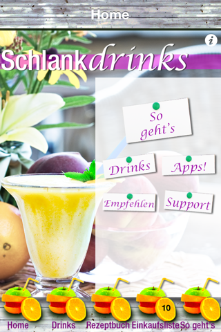 Schlank-Drinks - Abnehmen mit der 7-Tage-Diät screenshot 2