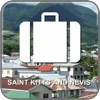 Map Saint Kitts and Nevis (Golden Forge)