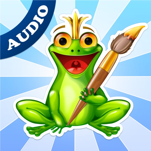 Narrated Fairy Tale Coloring Book iOS App