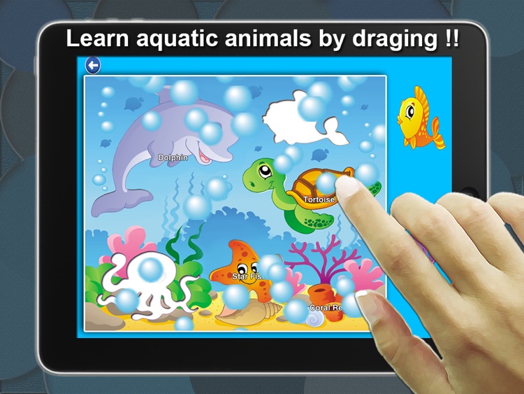 Kids Learning Treasures: Sticker Puzzles fun, iPad version