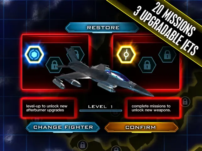 Benjamin Jet Fighters, game for IOS