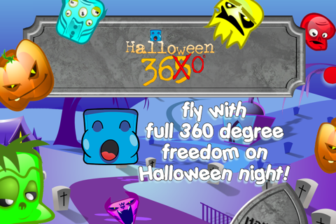 Halloween 360 HD - A Fun Little Ghost Game in The Graveyard screenshot 2
