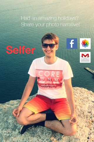 Selfer - Selfie Everyday Reminder / Personal photo diary / Gorgeous video journal screenshot 3