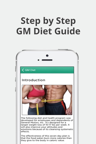 GM Diet: The Weight Loss Diet Program That Can Help You Lose 10 Pounds in 7 Days Without Any Exercise screenshot 2