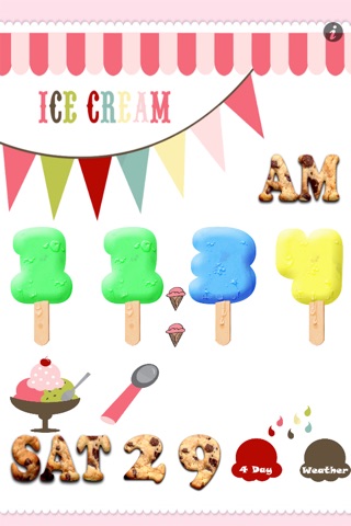 Ice Cream Fun Alarm Clock screenshot 4