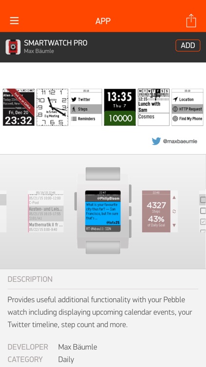 Smartwatch Pro for Pebble screenshot-4