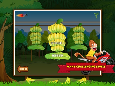 Amazon Race Xtreme HD - new monkey kong hill climb bike race game screenshot 3