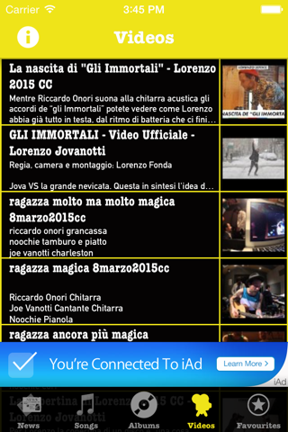 BeeMyMusic - Jovanotti edition screenshot 3