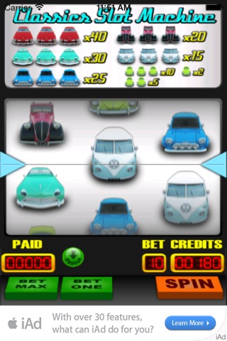 A Hot Classics Slot Machine - Free Video Slots Game screenshot 3