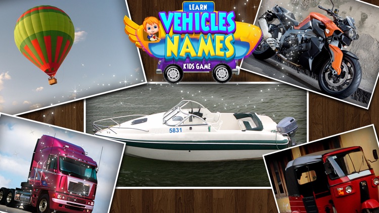 Learn Vehicles Names Kids Game