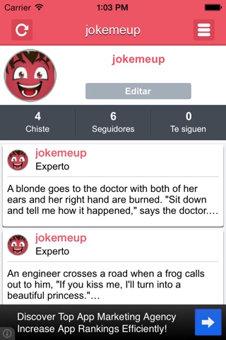 JokeMeUp screenshot 4