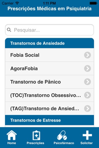 Prescrições Psiquiatria screenshot 2