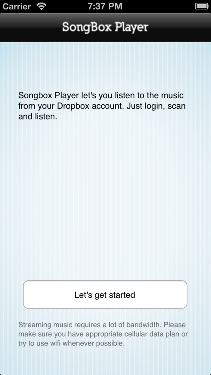 SongBox Player for Dropbox Free
