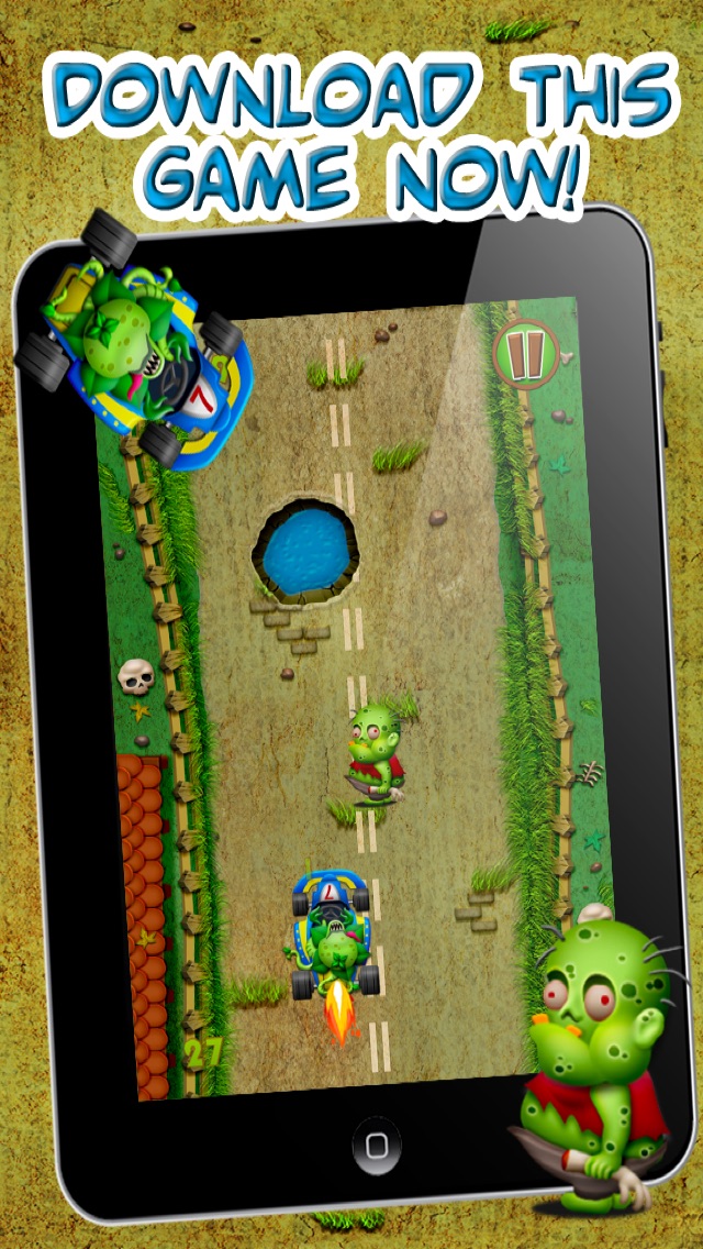 ZOMBIE KART HILL RACING : A ROAD TRIP OF TURBO CARNIVORE PLANTS GO KARTING CAR RACER GAME – FREE FUN KIDS VERSION 1.2 IOS ĐUA XE ZOMBIE KART HILL RACING : A ROAD TRIP OF TURBO CARNIVORE PLANTS GO KARTING CAR RACER GAME – FREE FUN KIDS VERSION 1.2 IOS