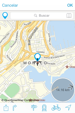 Nice and Monaco Compass : Offline Map screenshot 2