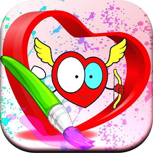 Coloring Book Love iOS App
