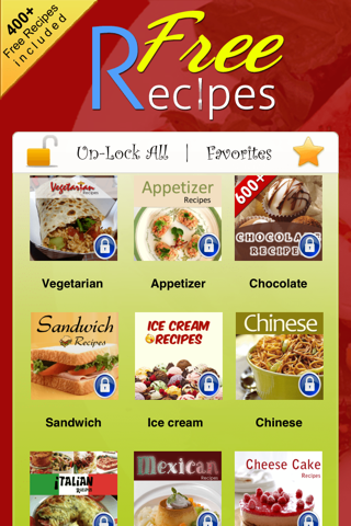 400+ Free Cooking Recipes (Cookbook) screenshot 2