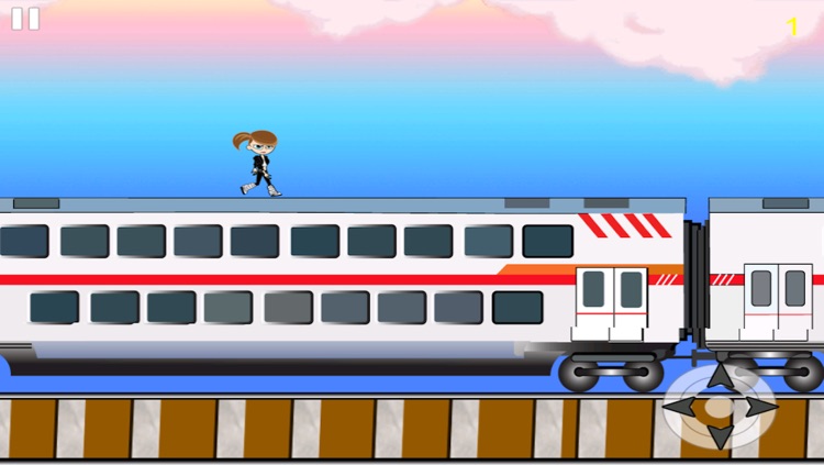 Agent Blonde Kicks Booty - Train Escape Battle Game