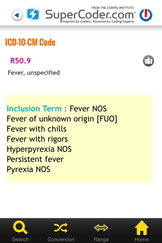 ICD-10 Search screenshot 3