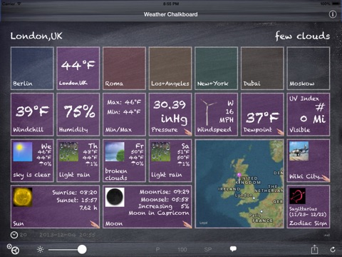 Weather Chalkboard Lite screenshot 2