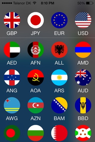 Currency Converter for iOS 7 screenshot 3