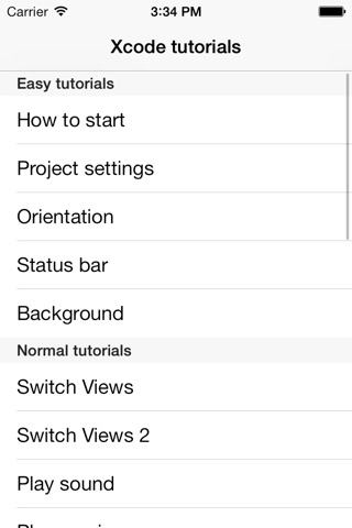 Objective C tutorials for Xcode - Basics to create an App! screenshot 2