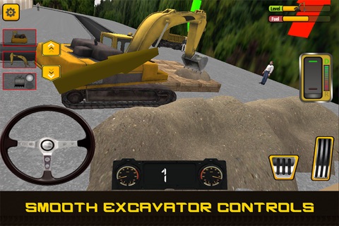 Sand Excavator Construction 3D - Real Trucker and Crane Parking Game screenshot 2