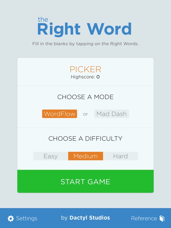 The Right Word
