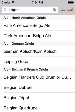 Brewers Association Styles screenshot 3