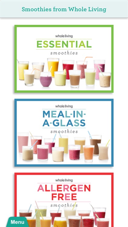 Smoothies from Whole Living for iPhone/iPod Touch