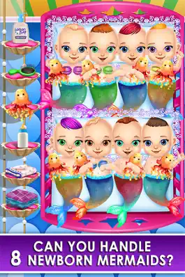 Game screenshot Mommy's Octuplets Newborn Babies - My Mermaid Baby Salon Doctor Game! mod apk