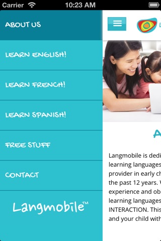 Kids Learning Languages with Langmobile screenshot 3