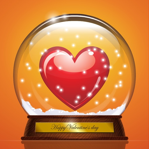 Valentine Snow Globe iOS App