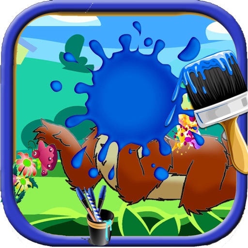 Paint For Kids Page Little Bear Version iOS App