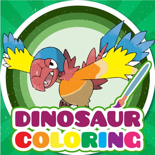 Jurassic Life  Dinosaur Day Coloring Pages Seventh Edition icon