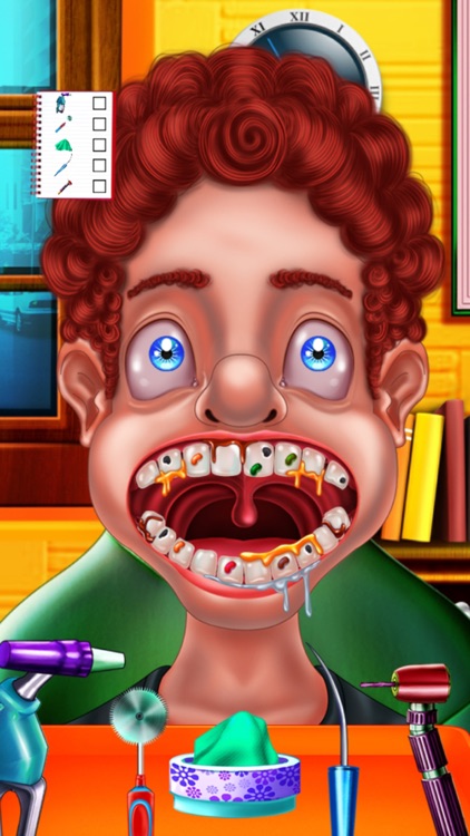 Dentist for Kids : treat patients in a Crazy Dentist clinic !