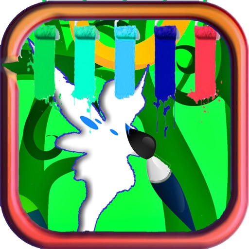 Color For Kids Game Tinkerbell Edition Icon