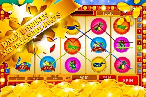 Snake's Slot Machine: Take a chance and beat the betting odds in a super reptile paradise screenshot 3